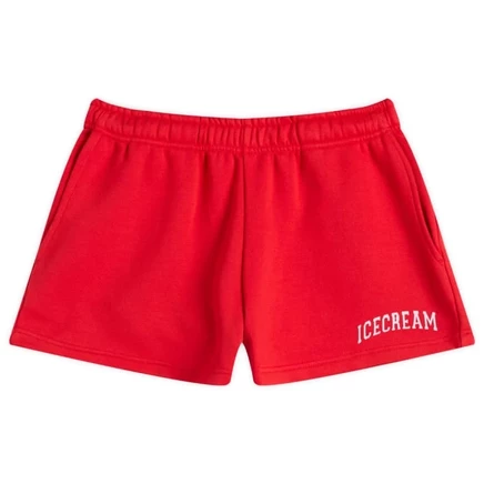 Женские спортивные шорты Icecream College, красные