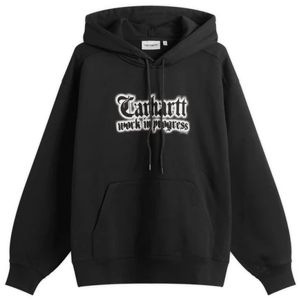Мужское худи Carhartt WIP World Tour с капюшоном, черное