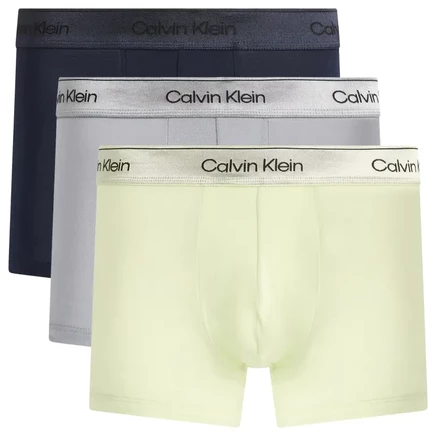 Мужские трусы-боксеры Calvin Klein Icon 3 шт, беж/крем/серый