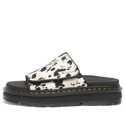 Мужские сандалии Dr Martens ZebZag Slide, кремово-черные