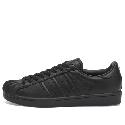 Мужские кроссовки Adidas Superstar Vintage из кожи, черные