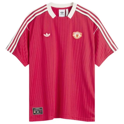 Мужская футбольная футболка Adidas MUFC Icon, красная
