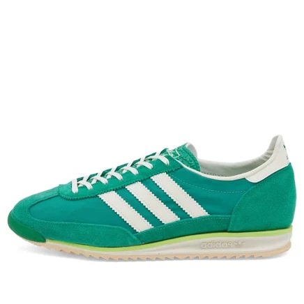 Женские кроссовки Adidas SL 72 OG, зелено-белые