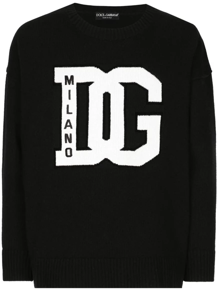 Толстовка с логотипом Dolce & Gabbana black