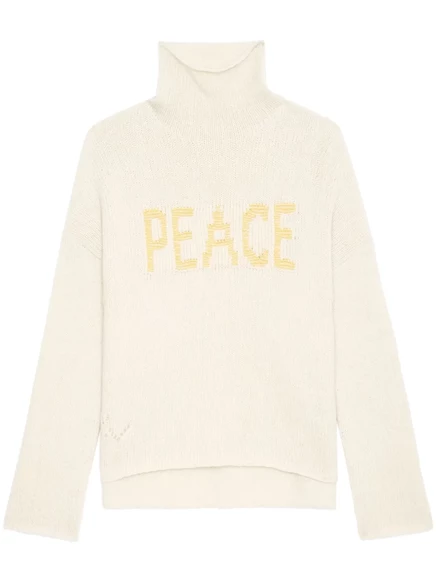 Женский свитер Zadig & Voltaire Alma Peace, белый