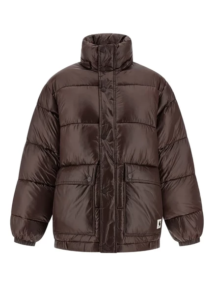 Женская стеганая пуховая куртка Carhartt WIP Benson, коричневая