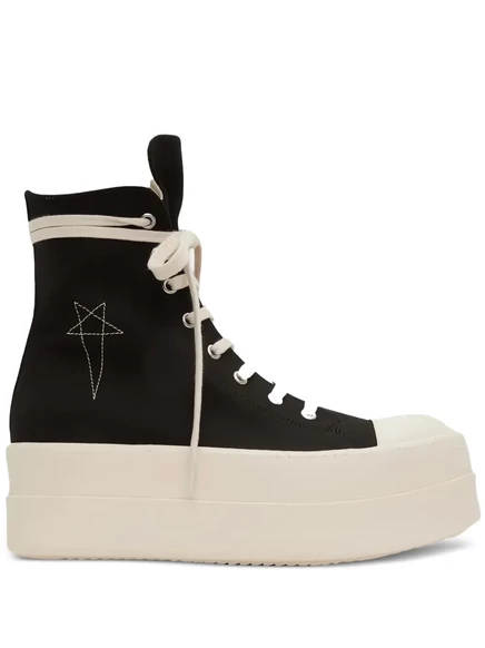 Кеды на шнуровке Rick Owens DRKSHDW  black