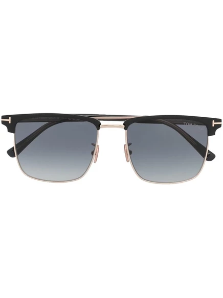 Солнцезащитные очки TOM FORD Eyewear в квадратной оправе с тонированными стеклами  grey