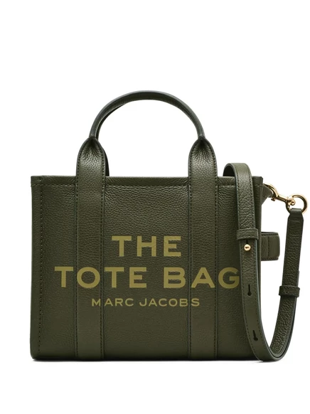 Сумка-тоут Marc Jacobs The Small Leather Tote, зеленая