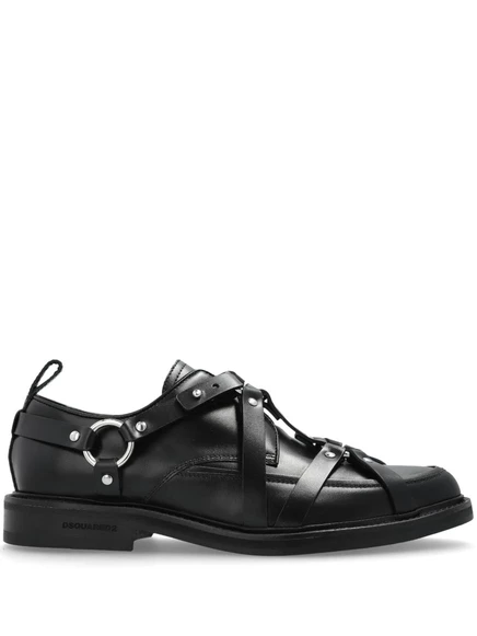 Кожаные туфли DSQUARED2 black