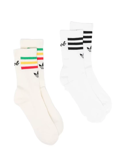 Унисекс носки Adidas x Bob Marley в полоску