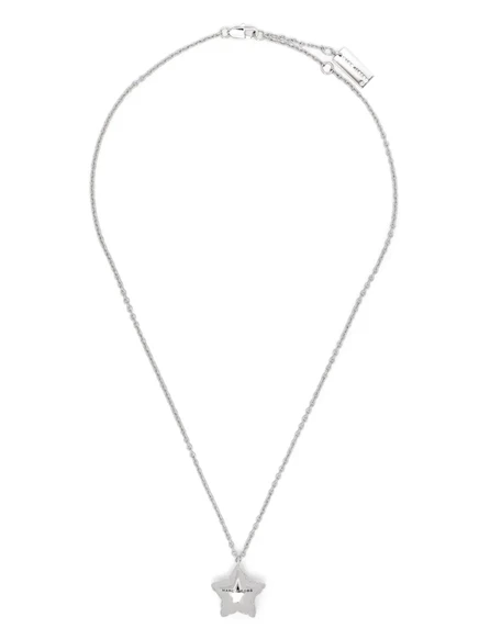Женское колье Marc Jacobs Balloon Star, серебристое