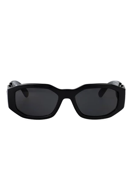 Унисекс солнцезащитные очки Versace Eyewear Medusa, черные