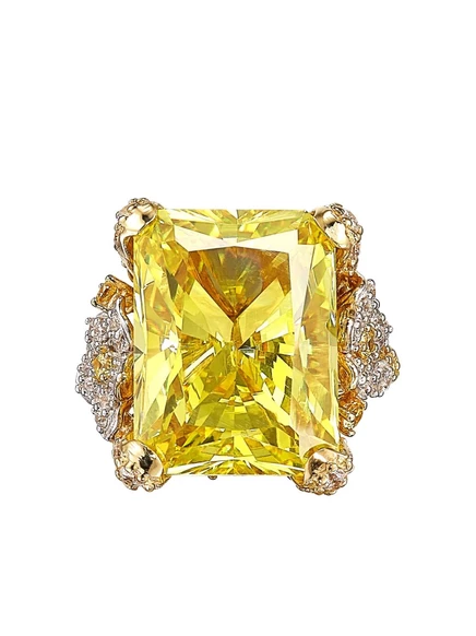 Женское кольцо Anabela Chan Lemon Cinderella позолота 18kt, желтое