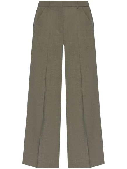 Широкие шерстяные брюки Kenzo grey