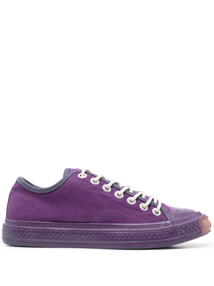 Кроссовки Acne Studios на шнуровке в тон purple