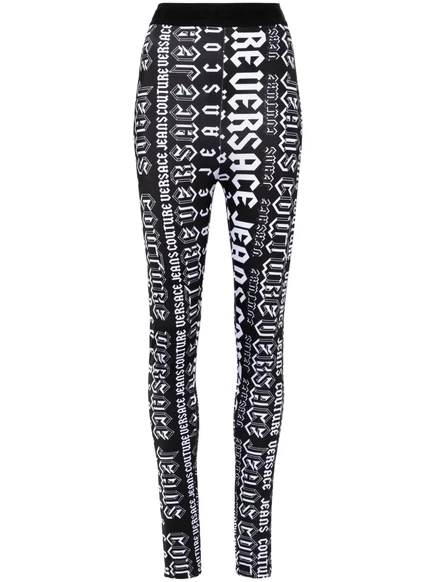 Женские леггинсы Versace Jeans Couture, черные