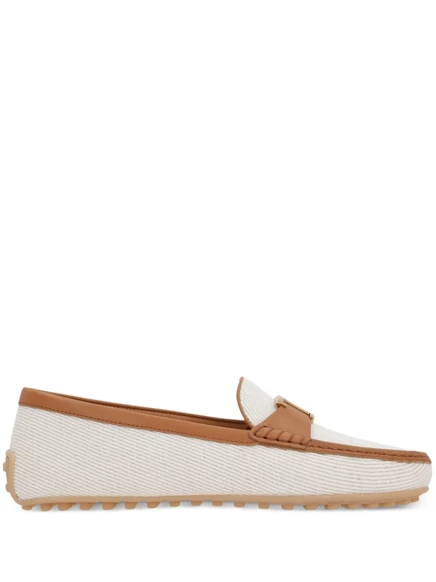 Женские мокасины Tod's City Gommino из кожи, белые