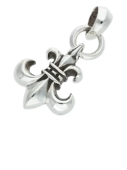 Мужской кулон Chrome Hearts из серебра, серебристый