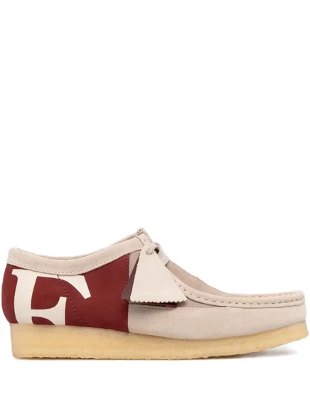 Унисекс лоферы Clarks Originals Wallabee, красные