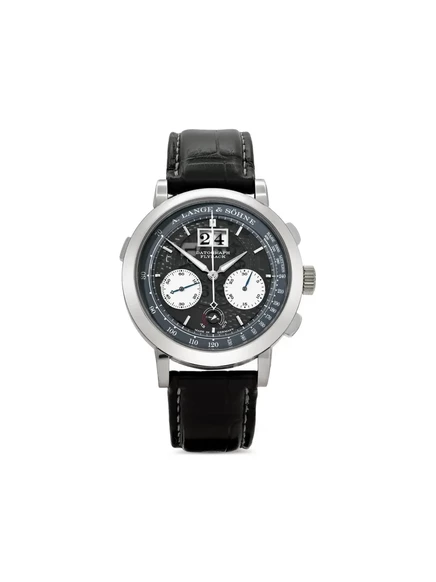 Часы A. Lange & Shne Datograph 41 мм платина, черный циферблат