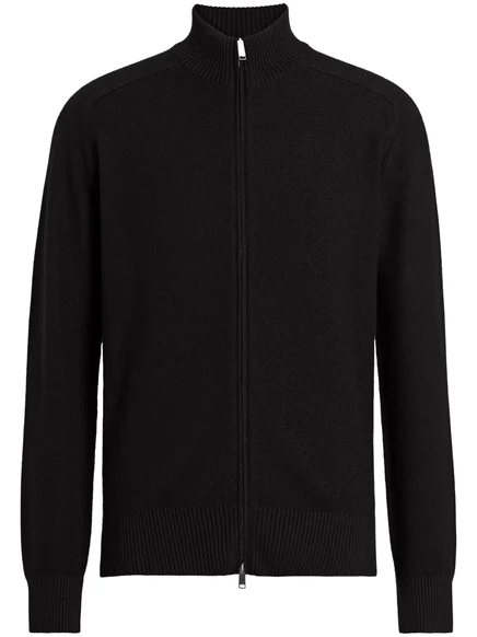Кардиган Zegna Cashseta на молнии black