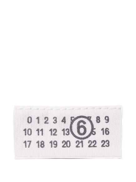 Женская сумка-клатч MM6 Maison Margiela Numeric, белая