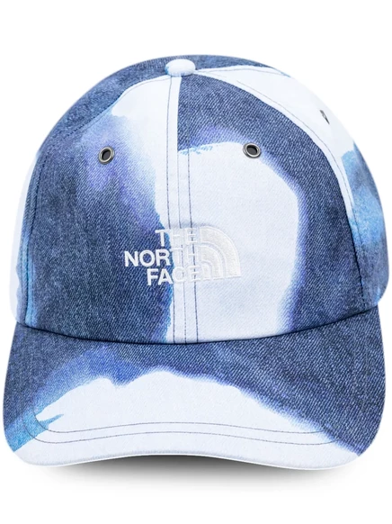 Кепка Supreme x The North Face шестипанельная, синяя