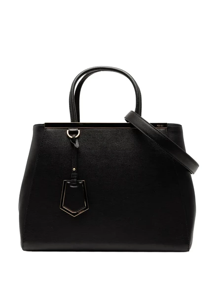Женская сумка Fendi 2Jours, черная
