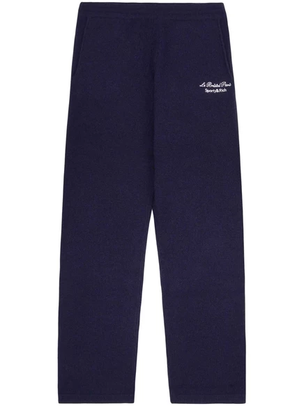 Спортивные и насыщенные кашемировые брюки Faubourg blue