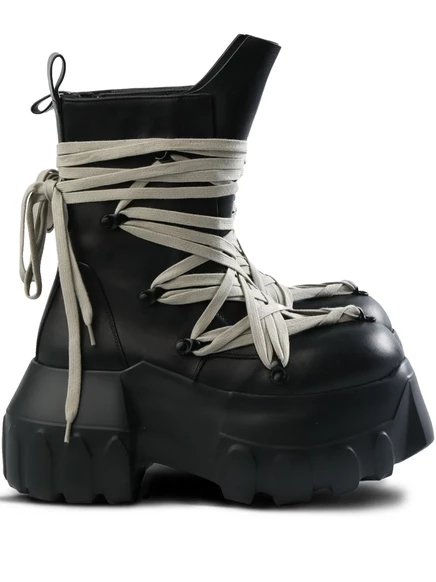 Мужские байкерские ботинки Rick Owens Hollywood, черные