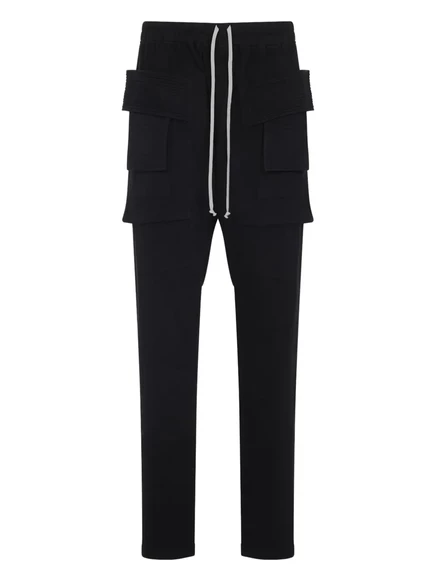 Мужские спортивные брюки Rick Owens DRKSHDW карго на кулиске, черные