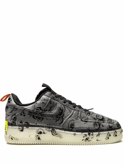 Унисекс кроссовки Nike Air Force 1 Experimental «Halloween», черные