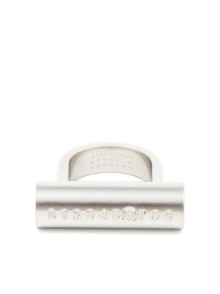 Кольцо MM6 Maison Margiela Found Object, серебристое