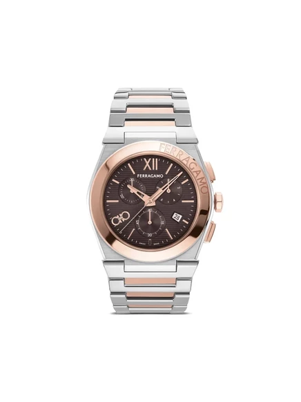 Мужские часы Ferragamo Vega 42 мм автомат, коричневый