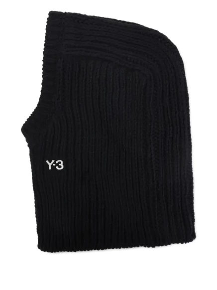 Унисекс шапка-балаклава Y-3 с логотипом, черная
