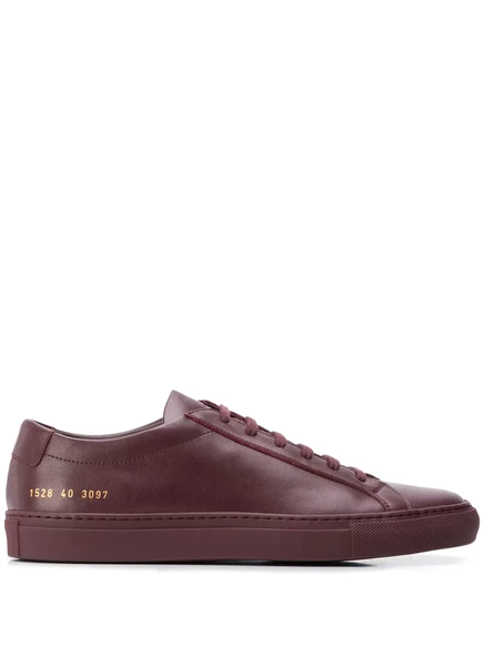 Мужские низкие кеды Common Projects Origin, бордовые