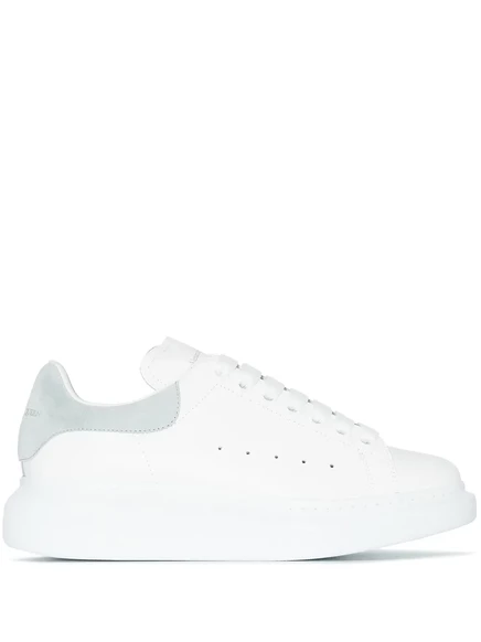 Женские кроссовки Alexander McQueen Oversized, бело-серые