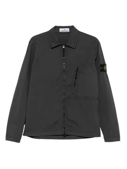 Куртка с карманом на молнии Stone Island grey