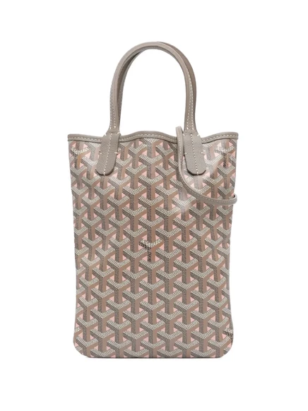 Сумка Goyard Poitiers Claire Voie, коричневая