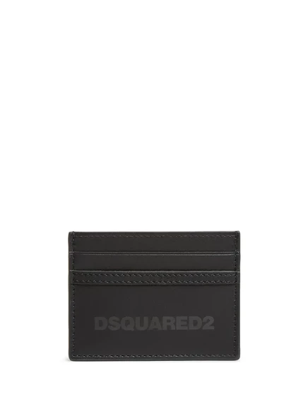 Мужской картхолдер DSQUARED2 с логотипом, черный