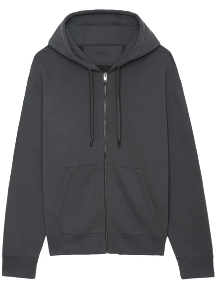 Мужская толстовка Zadig & Voltaire Sacha на молнии, серая