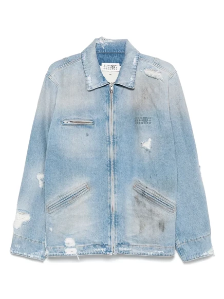 Джинсовая куртка MM6 Maison Margiela blue