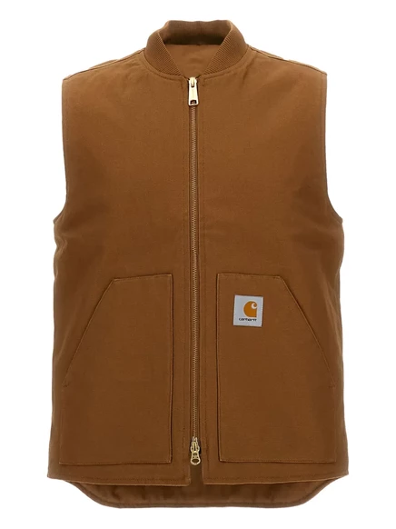 Унисекс жилет Carhartt WIP на молнии, коричневый