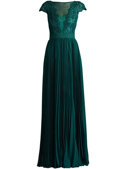 Женское вечернее платье Tadashi Shoji Surette, зеленое