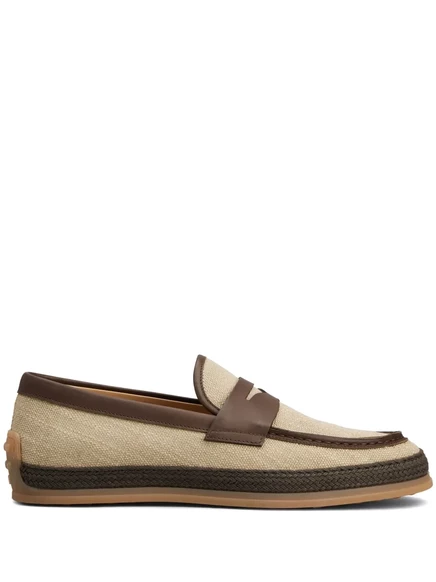 Мужские лоферы Tod's, бежево-коричневые
