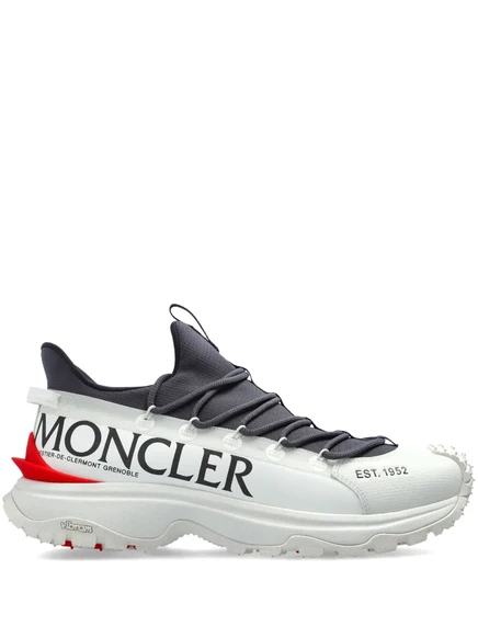 Мужские кроссовки Moncler с логотипом, белые