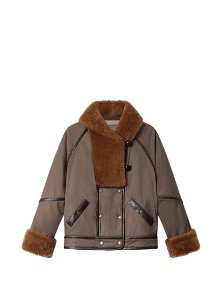 Женская куртка Marant Étoile Olinka, коричневая