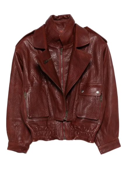 Женская кожаная куртка Isabel Marant Aneli, терракотовая