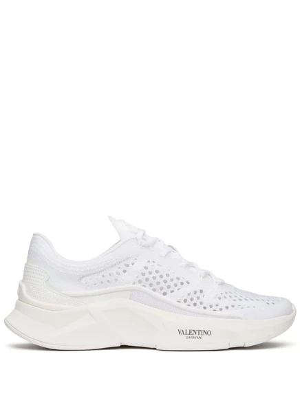 Сетчатые кроссовки Valentino Garavani для настоящей актрисы white